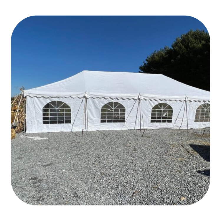 9m x 15m Peg and Pole Tent - Image 3